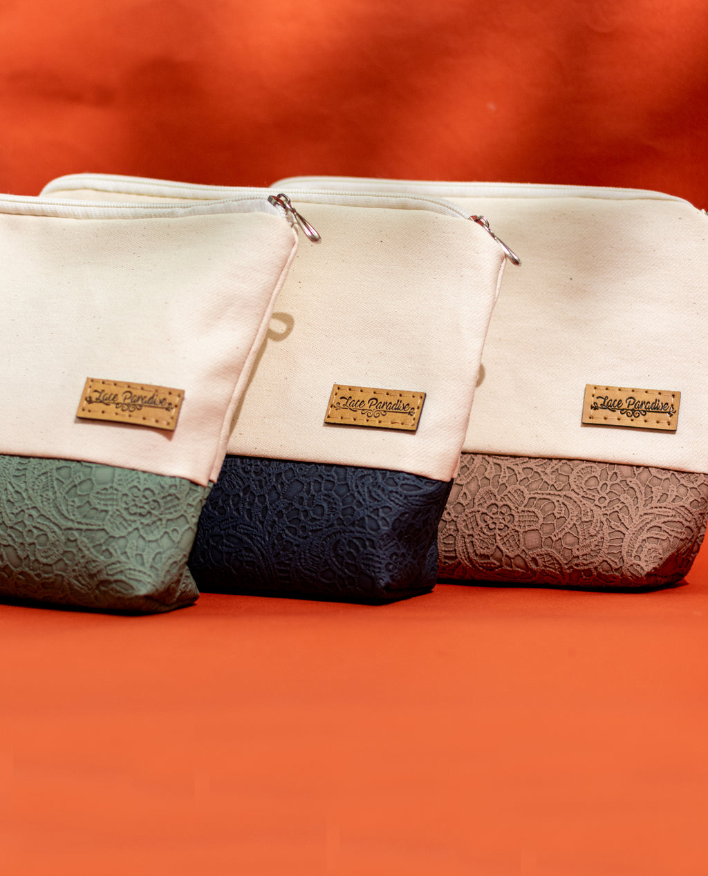 Embossed leather Pouch