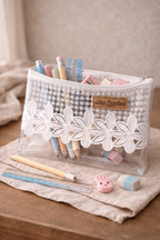 Transparent Lace Pouch