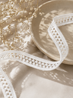 Guipure Lace Fringe On Both Sides (width-2”)
