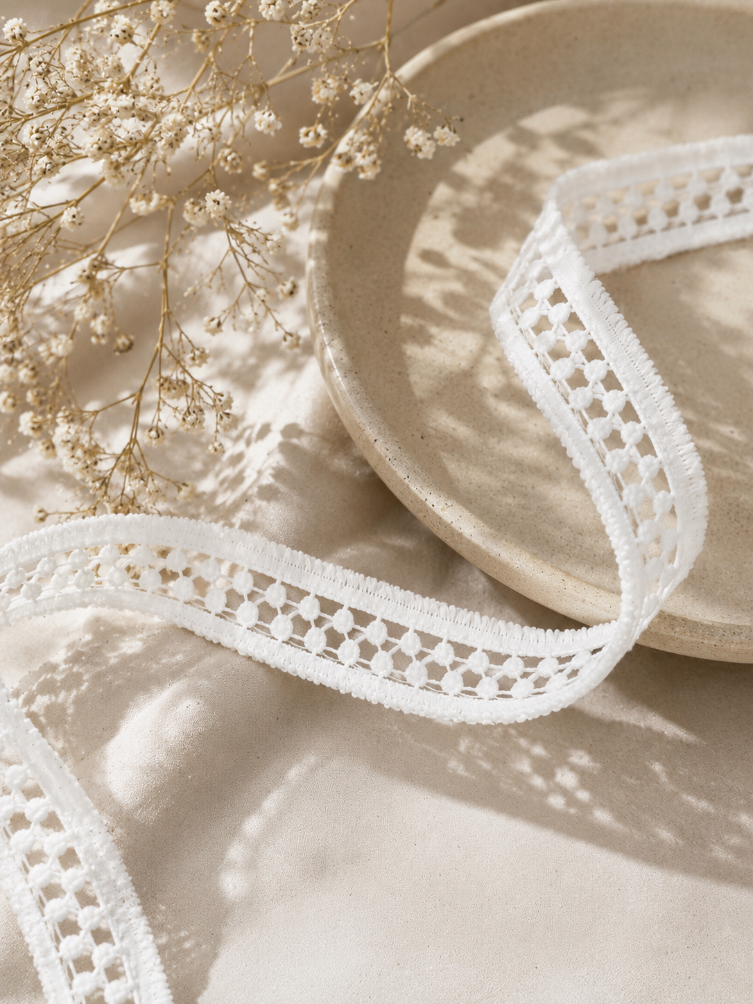Guipure Lace Fringe On Both Sides (width-2”)