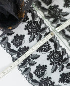 Net Lace - Black Light weight Net Lace ( Width - 5 inch)