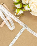Crochet Lace - Small Edging with multiple Scallops (Width - 0.5 inch)
