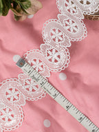 GPO Lace - Up and Down ‘U’ GPO lace with sequins (Width - 2.5 inch)