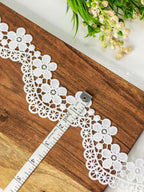 GPO Lace - Flowers on Scallops GPO Lace ( Width - 2 inch)