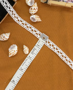 Crochet Lace - Insertion Lace with ZigZag Pattern (Width - 0.5 inch)
