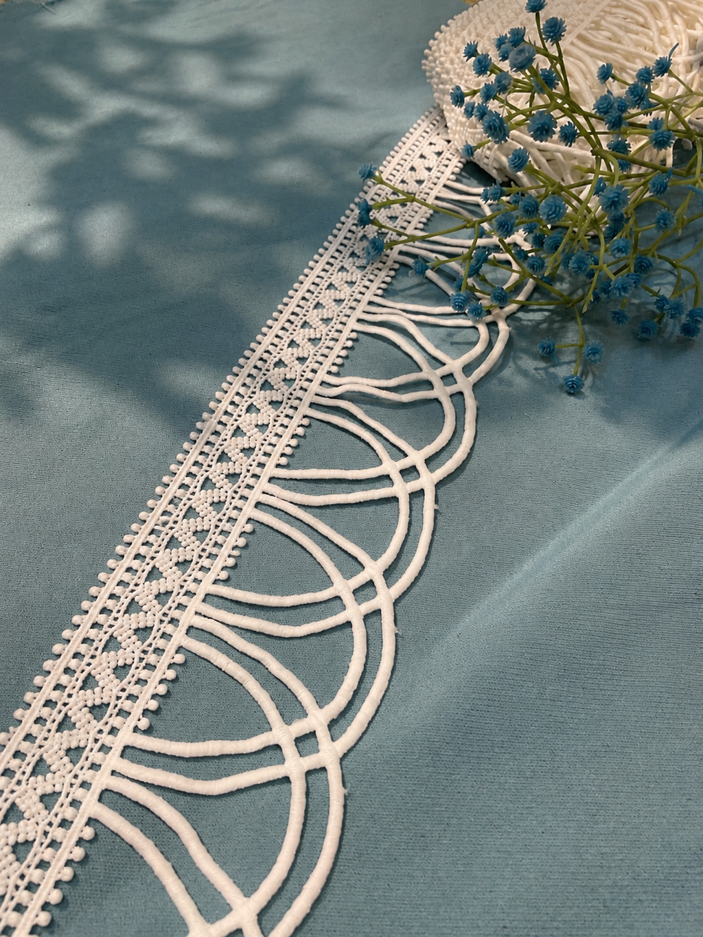 Guipure Lace - Big scallop (width 3.75”)