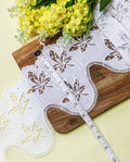 Net Lace - Canadian Leaf Net Lace (Width - 6 inch)
