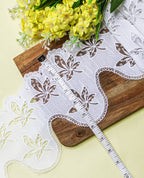 Net Lace - Canadian Leaf Net Lace (Width - 6 inch)
