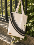 Canvas Lace Tote