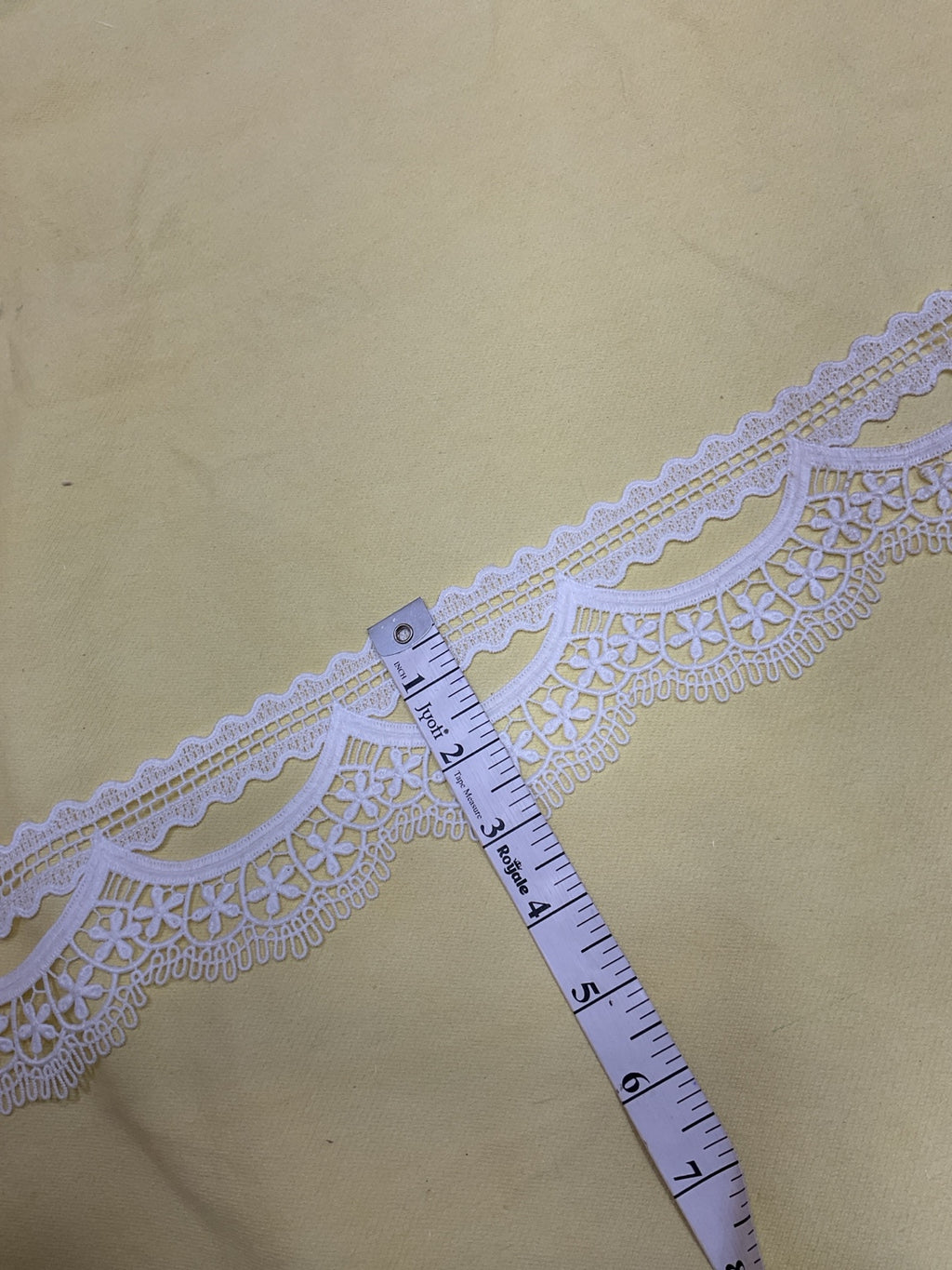 Scalloped Guipure Lace