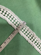 Guipure Lace Fringe On Both Sides (width-2”)