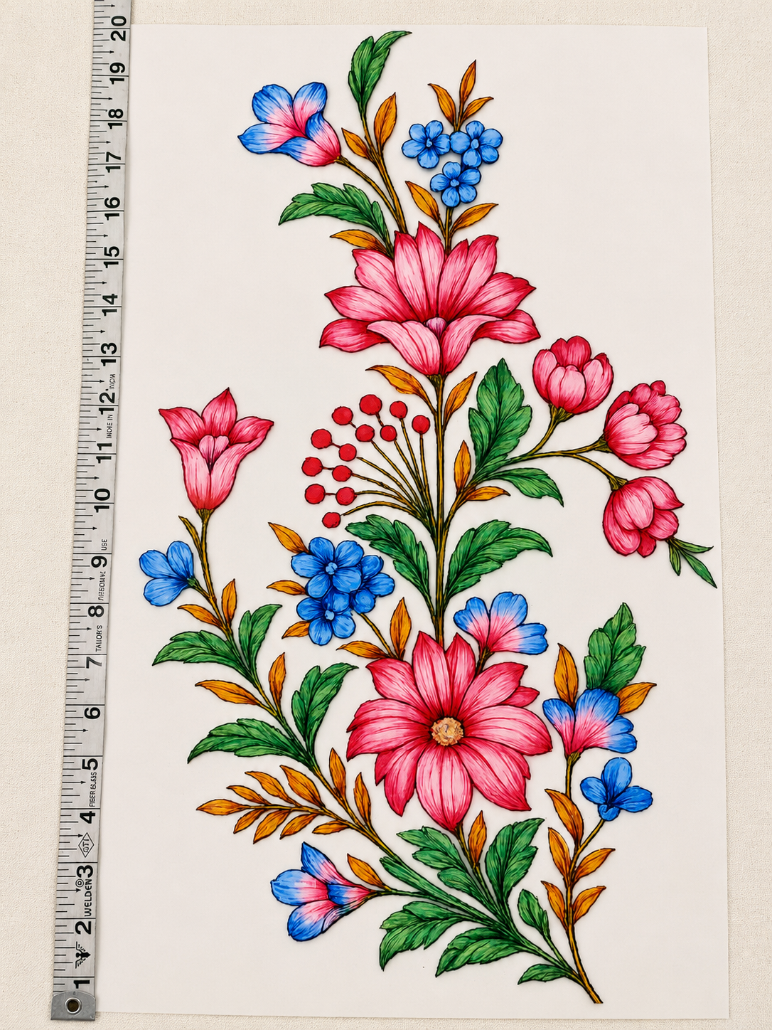 Iron-on Applique  (Traditional Motif)