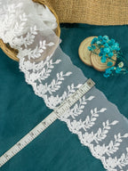 Net Lace - Net Leaf vines (Width - 3 inch)
