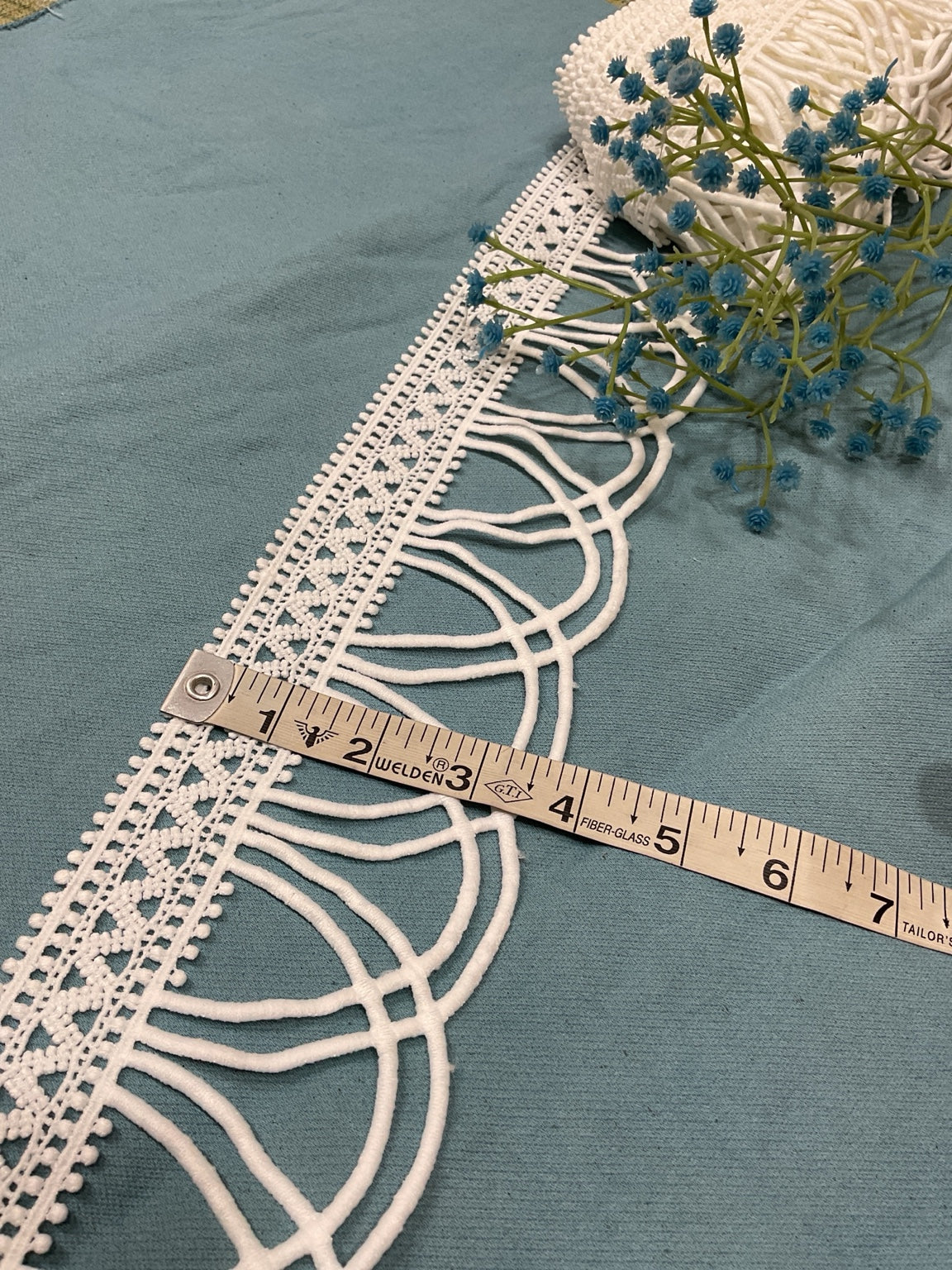 Guipure Lace - Big scallop (width 3.75”)