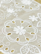 Net Lace - Georgette Cutwork floral Lace (Width - 10 inch)