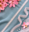 Guipure Lace - Delicate sequins edging (width - 0.75”)