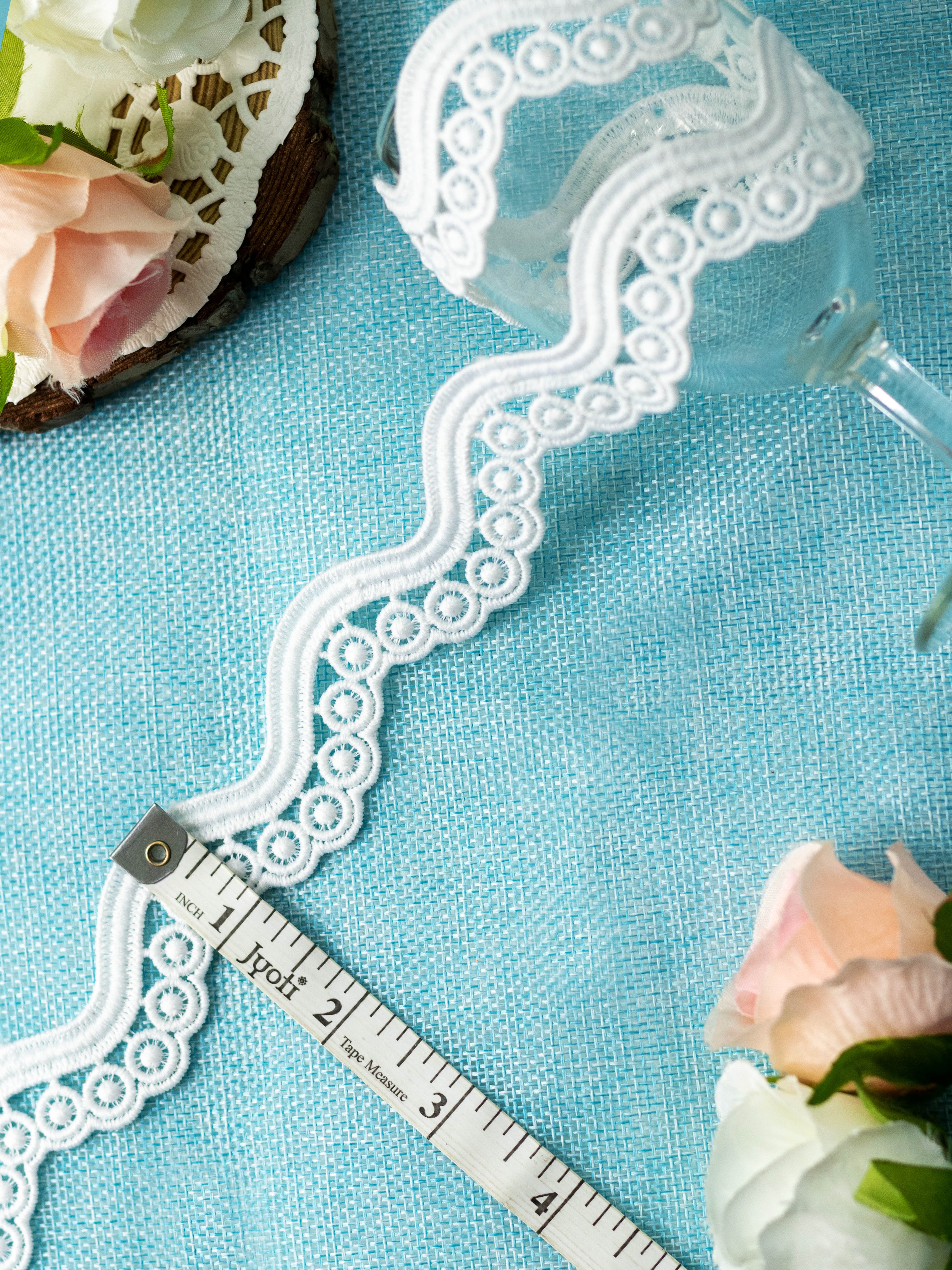 GPO Lace - Dots on Waves (Width - 2 Inch)