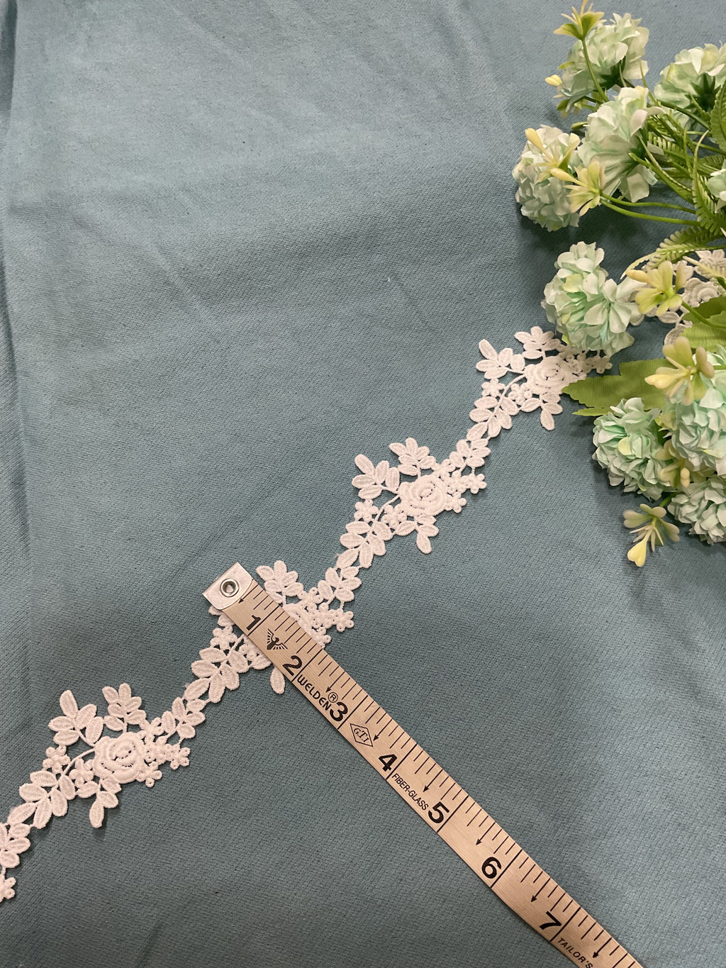 Guipure Lace - Floral Spray (width-2”)