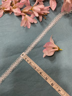 Guipure Lace - Delicate sequins edging (width - 0.75”)