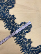 Dark Teal Chantilly Lace