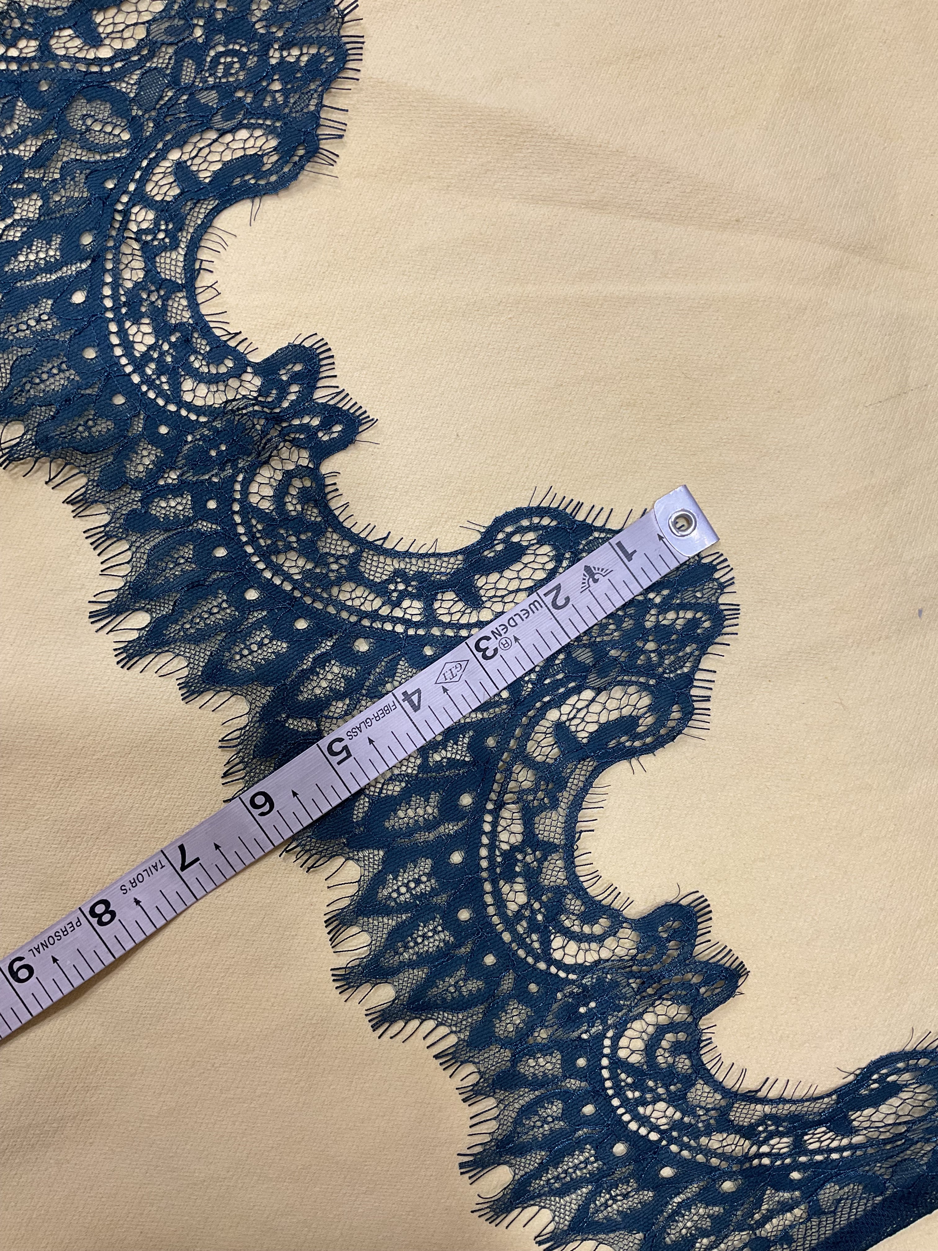 Dark Teal Chantilly Lace