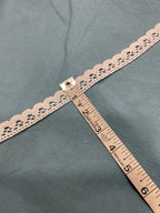 Crochet Lace - Crochet Trim with Scalloped Edge (Width - 0.75 inch)