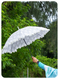White Lacey Umbrella