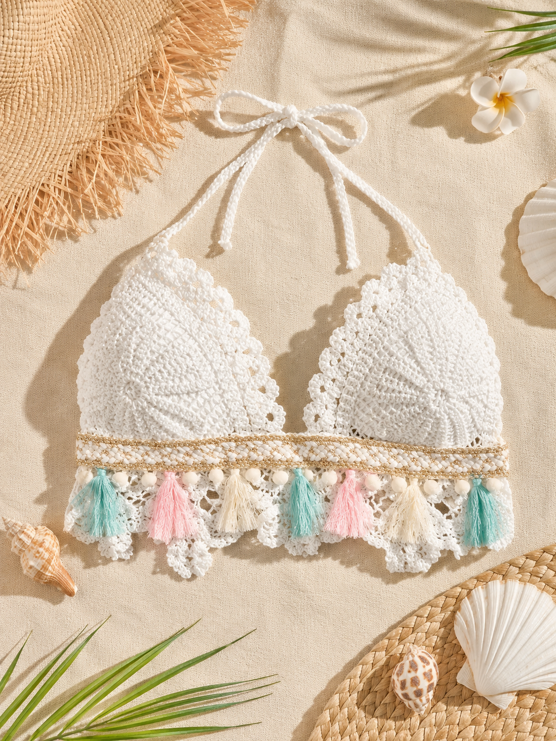 Pastel Tide Boho Bralette