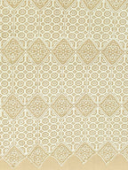Lace Fabric - Geometrical Cutwork Allover Fabric (Width - 53 inch)