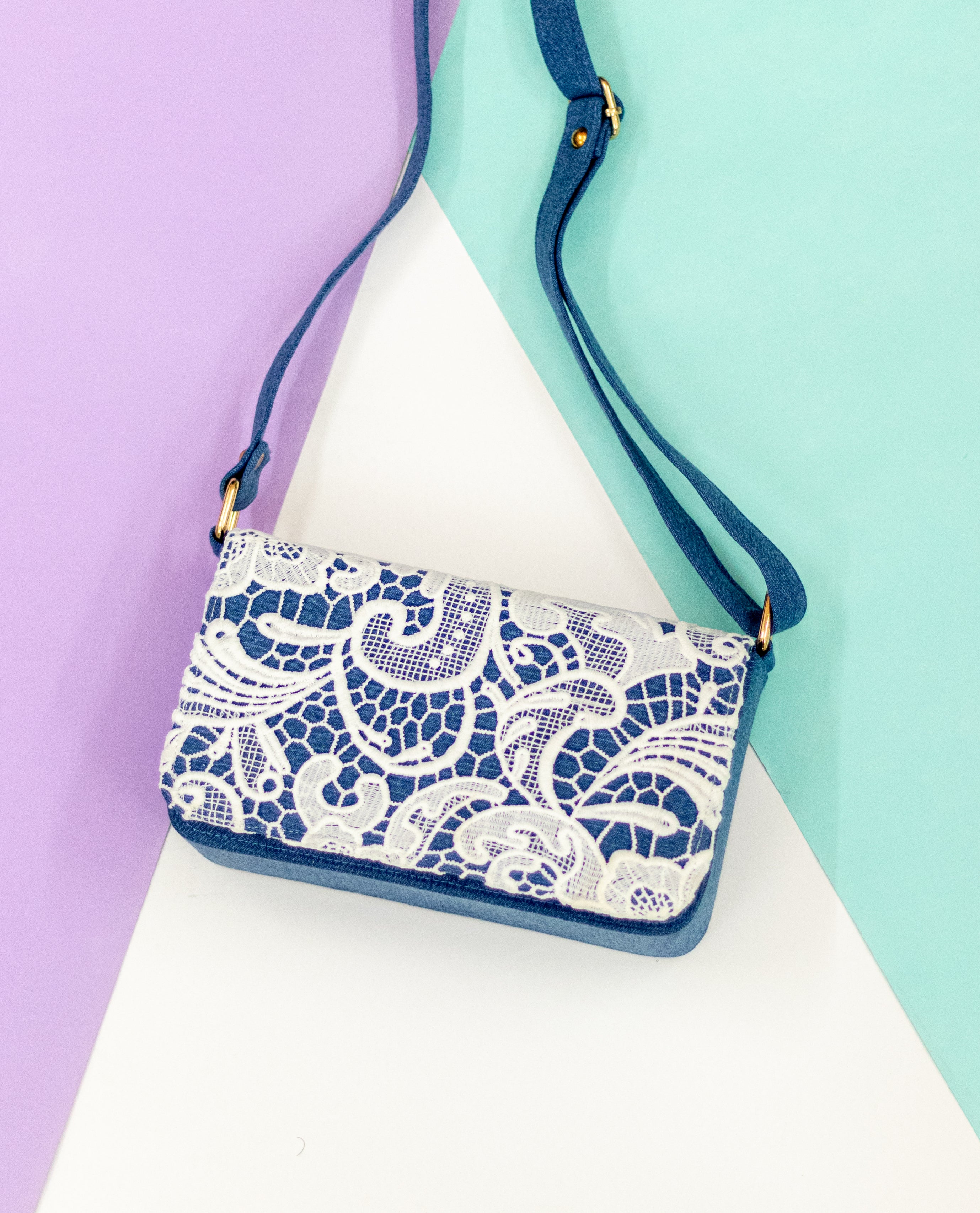 Denim Box Sling
