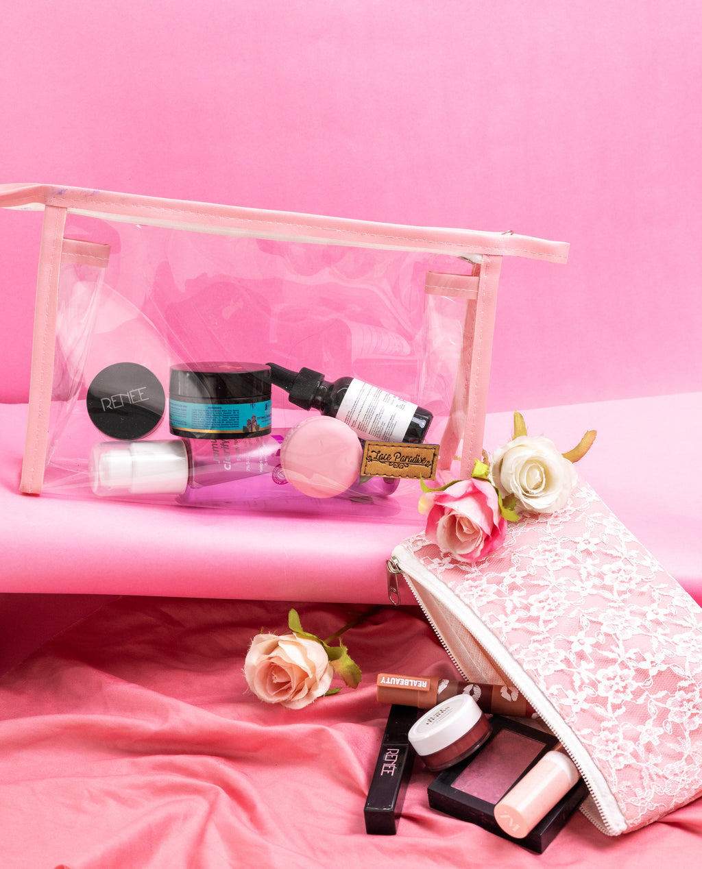 Sheer and Clear combo pouch