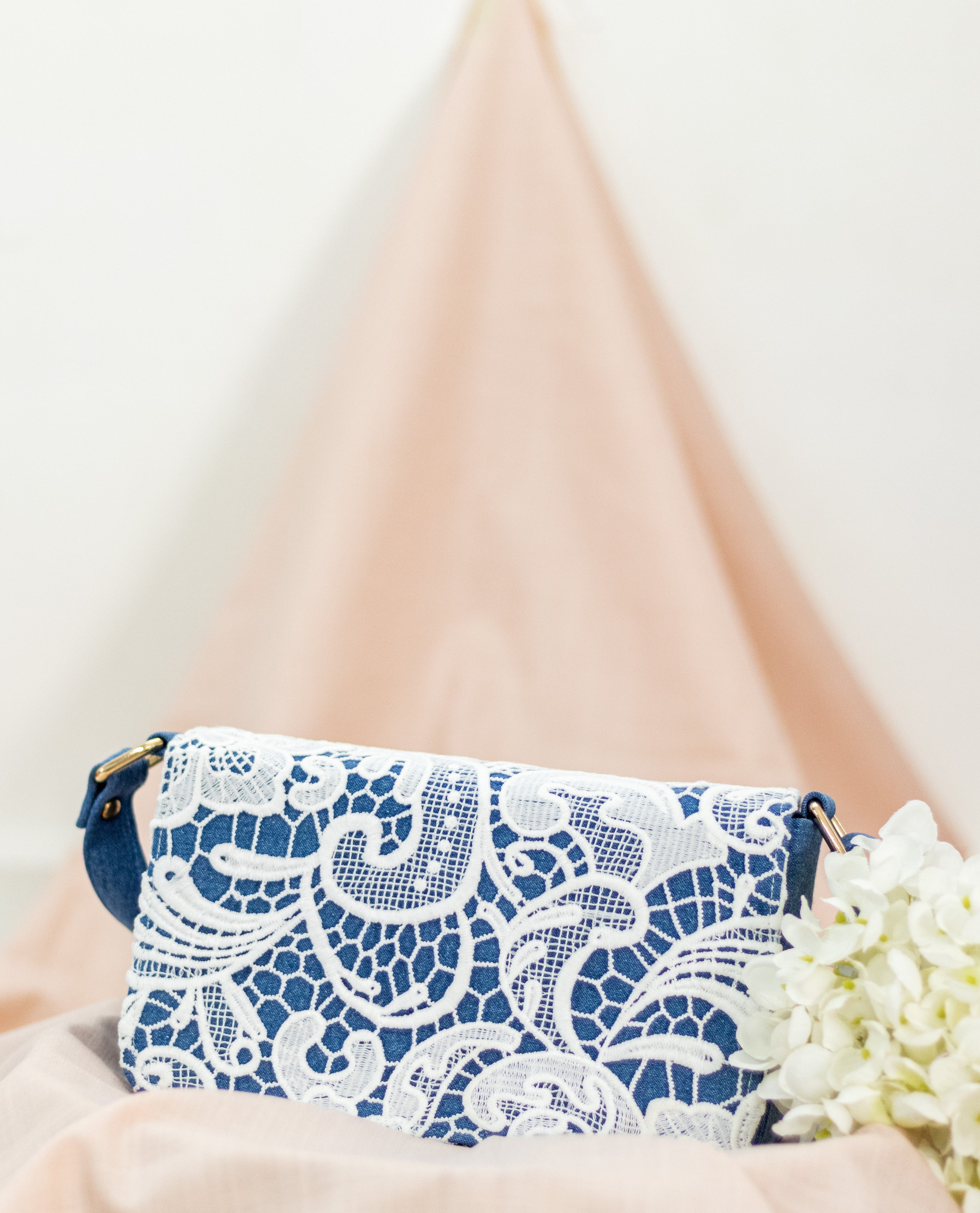 Denim Box Sling