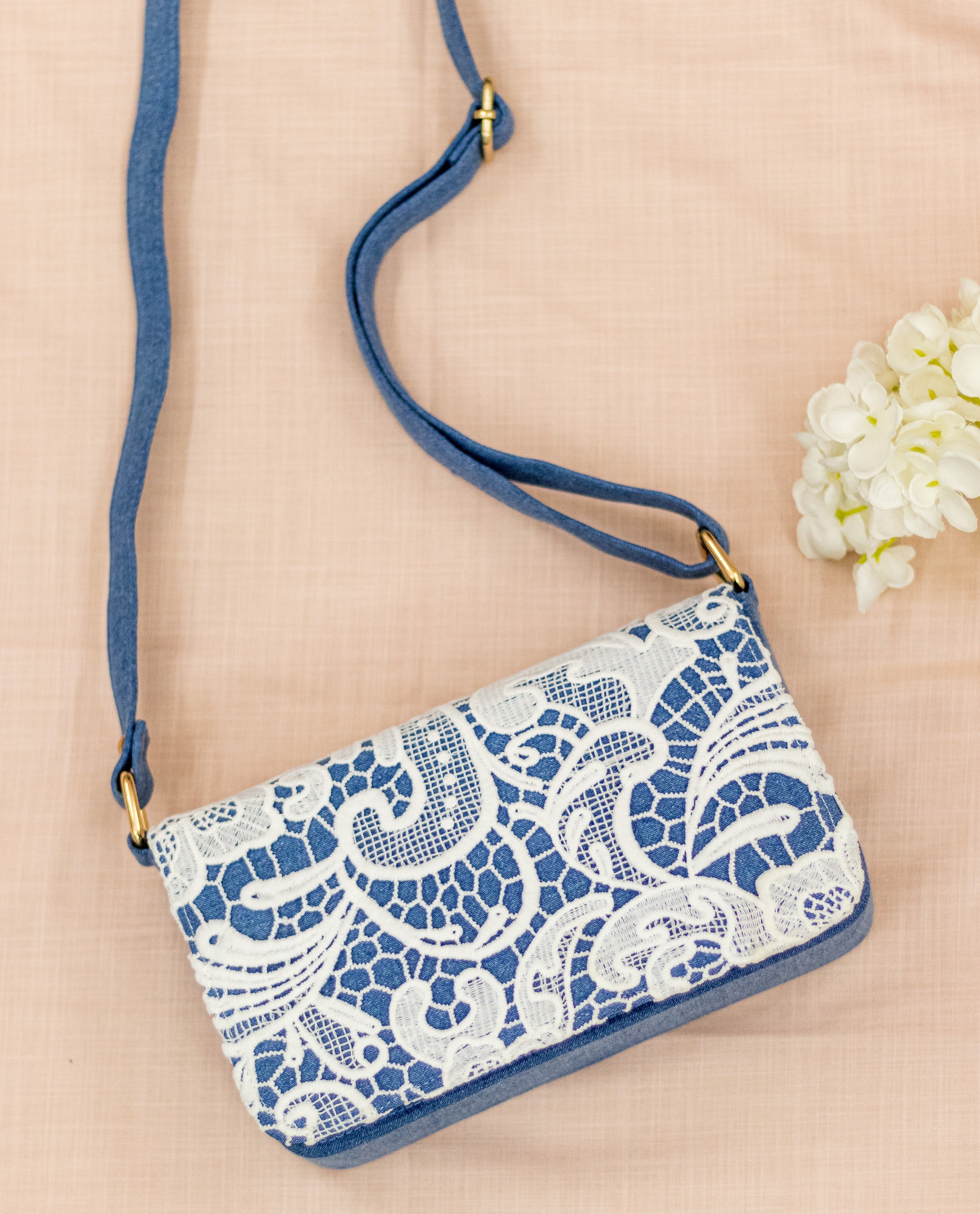 Denim Box Sling