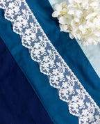Organza Lace - Floral Bunch on Organza (Width - 2 inch)