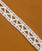 Crochet Lace - Insertion Lace with ZigZag Pattern (Width - 0.5 inch)