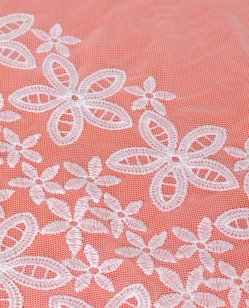 Net Lace - All over floral net lace (Width - 21 inch)
