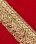 Gold Lace - Gold and Silver Fringe (Width - 1.25 inch)
