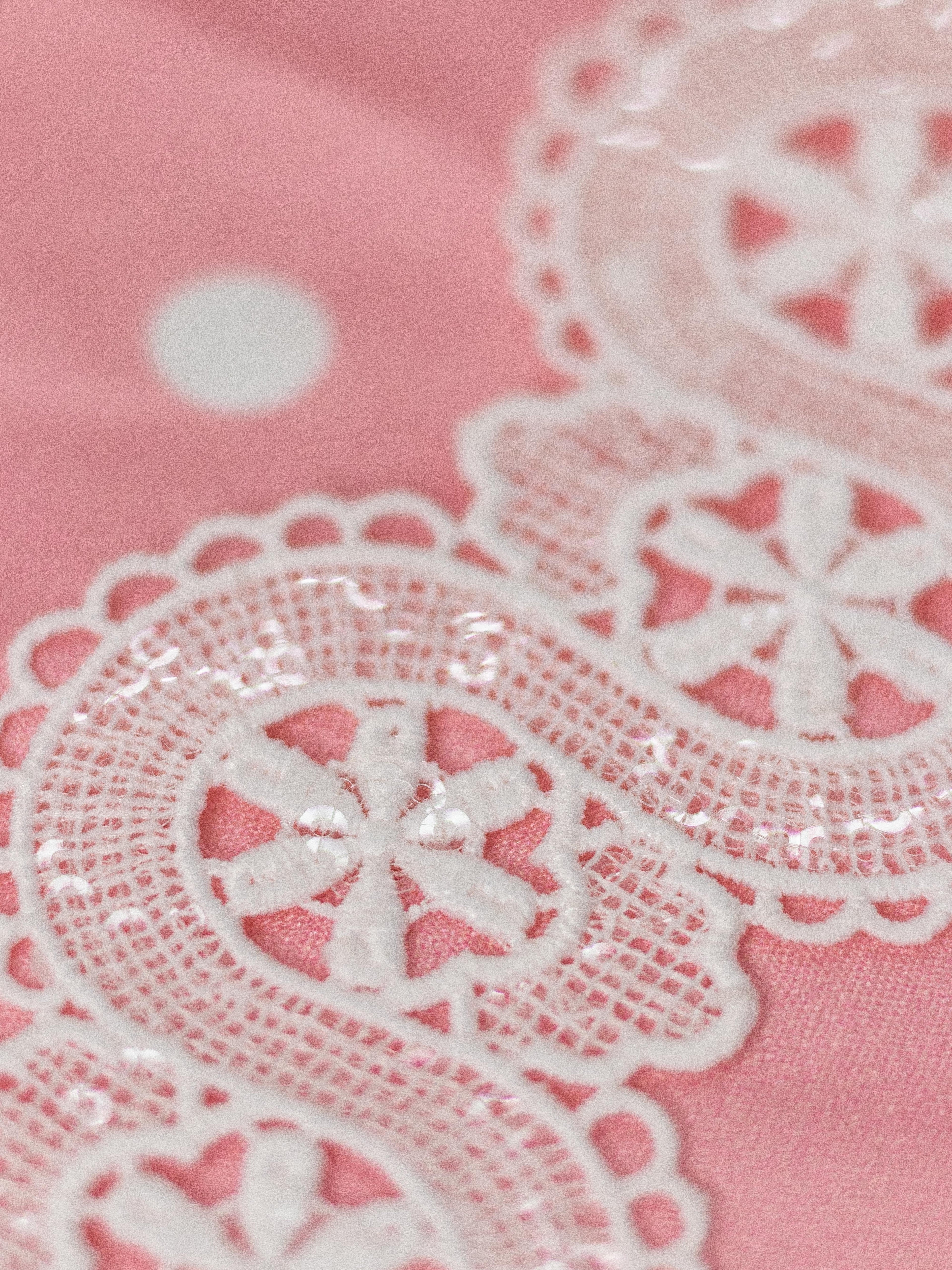 GPO Lace - Up and Down ‘U’ GPO lace with sequins (Width - 2.5 inch)