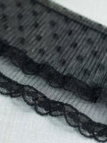 Net Lace - Double Layered Frill Lace ( (Width - 4 inch)
