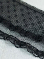Net Lace - Double Layered Frill Lace ( (Width - 4 inch)