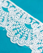 Organza Lace - Embroidered Organza one sided Lace (Width - 2 inch)