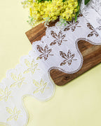 Net Lace - Canadian Leaf Net Lace (Width - 6 inch)