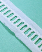 Cotton Lace - Classic Cambric Hakoba Ladder Lace (Width - 1.25 inch)