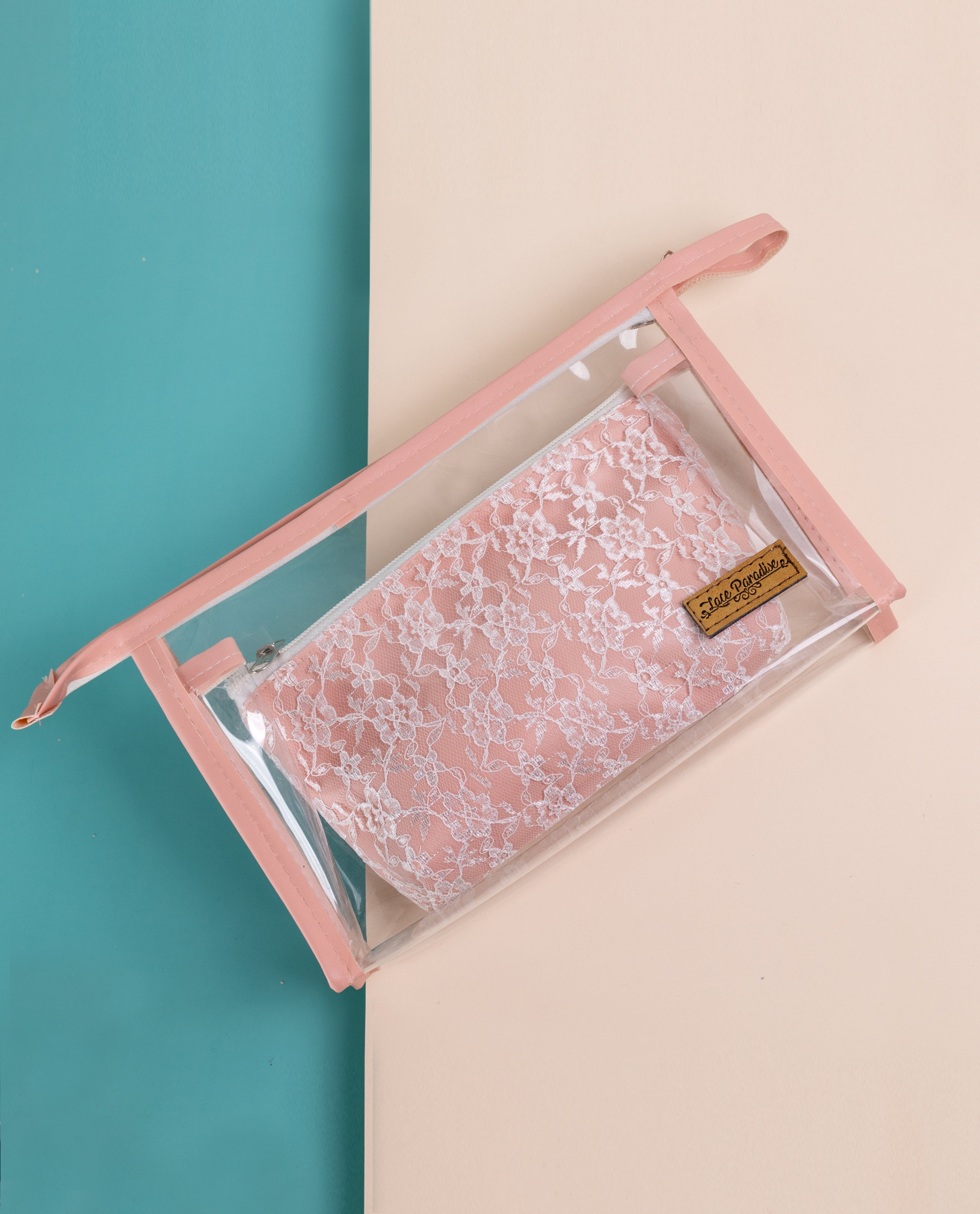 Sheer and Clear combo pouch