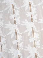 Lace Fabric - Embroidered Cutwork Georgette Fabric (Width - 60 inch)