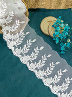 Net Lace - Net Leaf vines (Width - 3 inch)