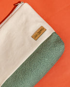 Embossed leather Pouch