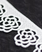 GPO Lace - Outline Rose Lace (Width - 1.5 Inch)