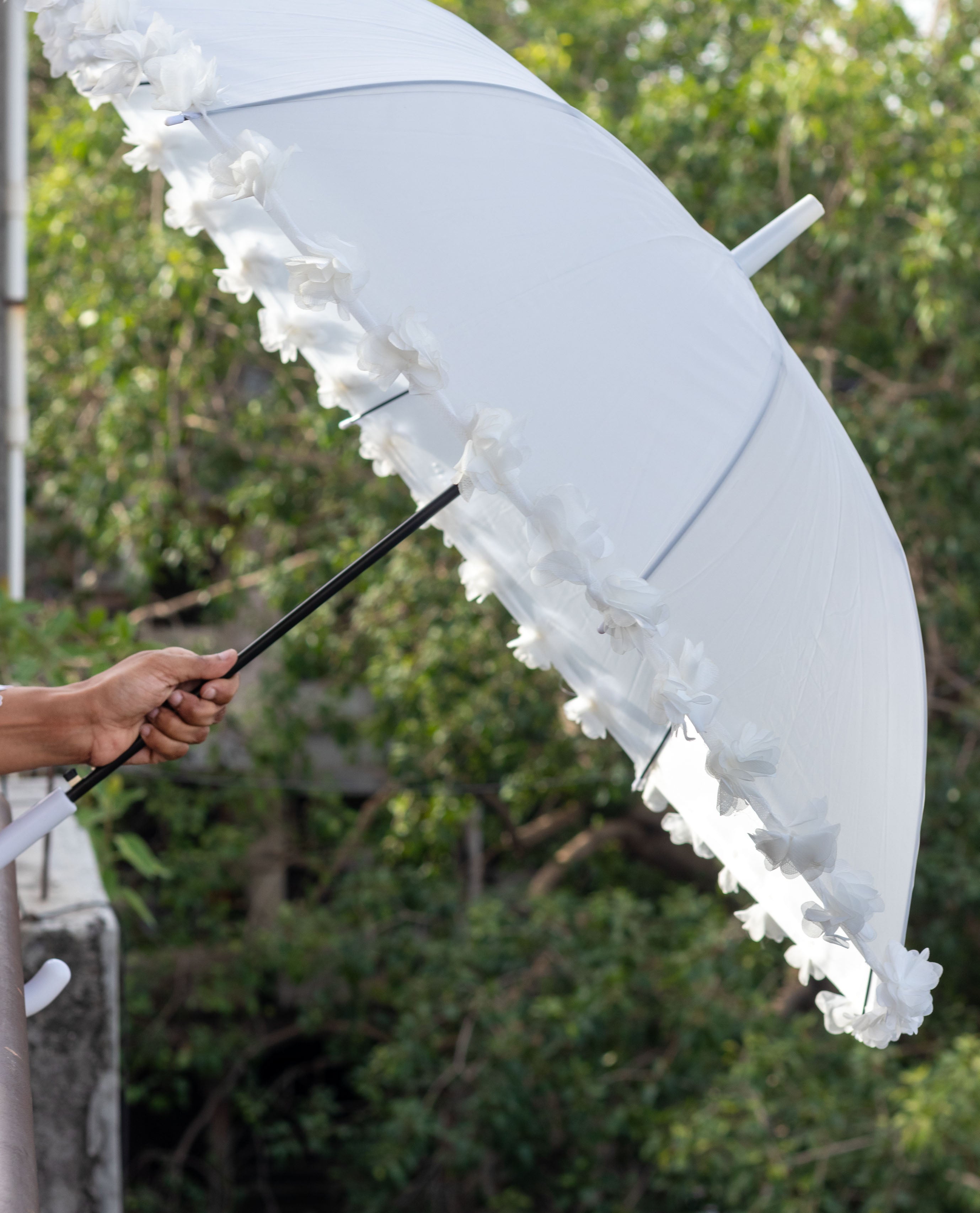 Pom Pom Rain or Shine Umbrella