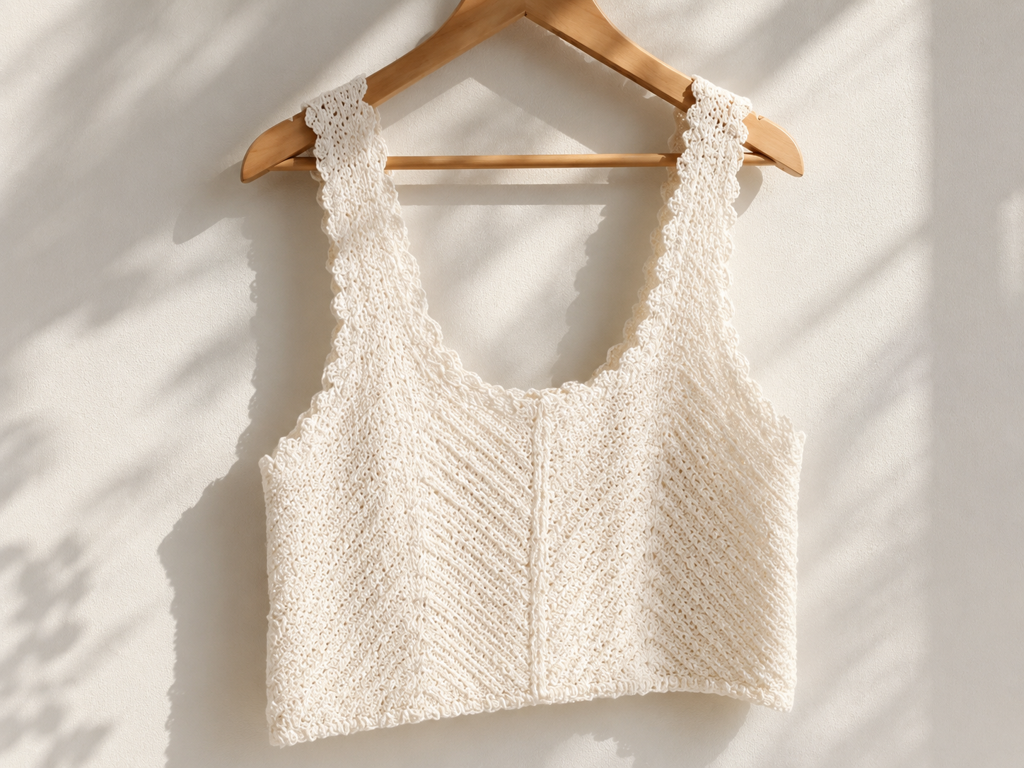 Crochet Knit Vest / Tank Top (Free Size) – Lace Paradise